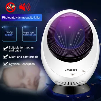 

USB Electronic Mosquito Killer Trap Moth Fly Vespa LED Night Light Lamp Bug Insect Killing Lights Pest Repeller Zapper