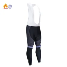 Pro team мужские велосипедные комбинезоны 19D с гелевой подкладкой для велоспорта зимние теплые флисовые длинные велосипедные штаны