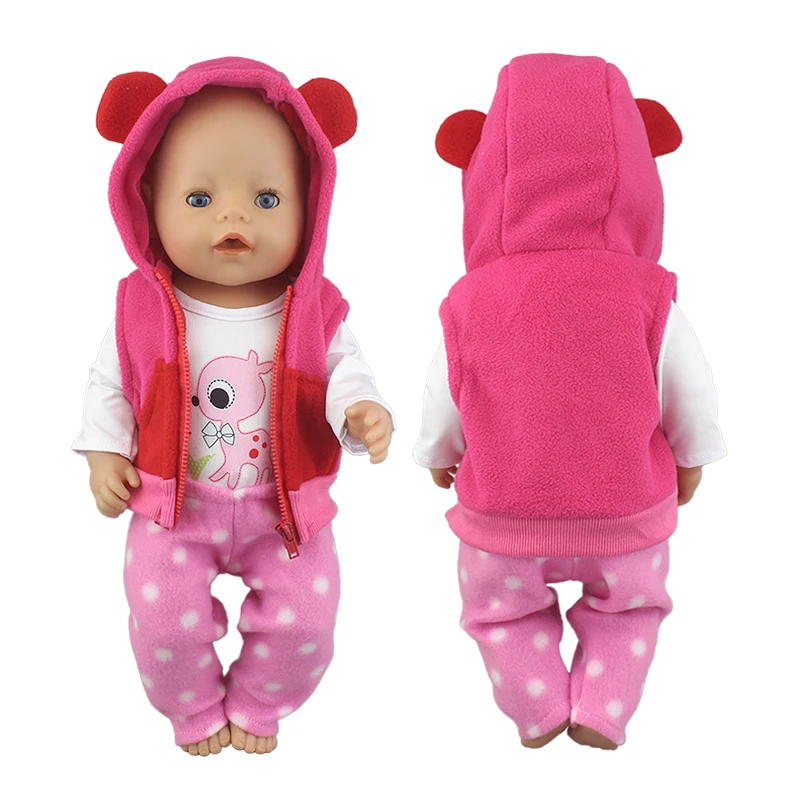 environ 43.18 cm Bébé Nouveau-né poupée 17 in Doll Clothes New Cool Paquet au printemps 2020 fit 43 cm 