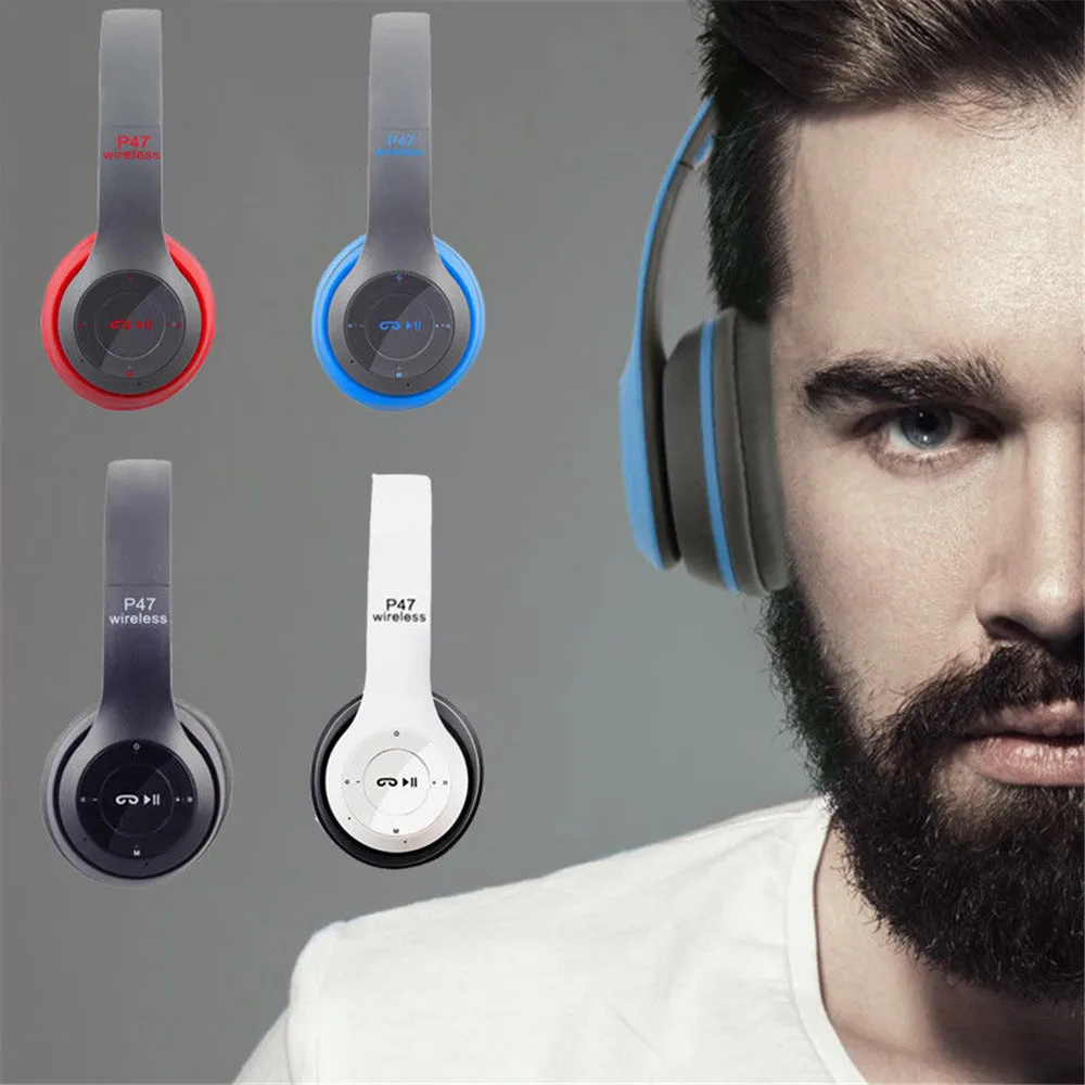 Складные беспроводные наушники 9D HiFi с басами музыкальная Bluetooth-гарнитура стерео