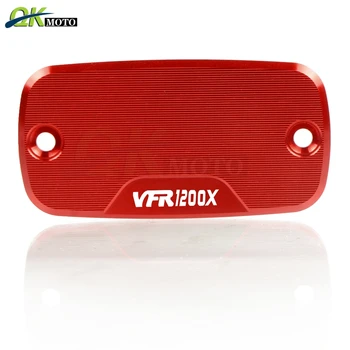 

Motorcycle CNC Aluminum Front Brake Reservoir Cap & Clutch Fluid Reservoir Cap Cover moto For Honda VFR 1200X VFR1200X 2016