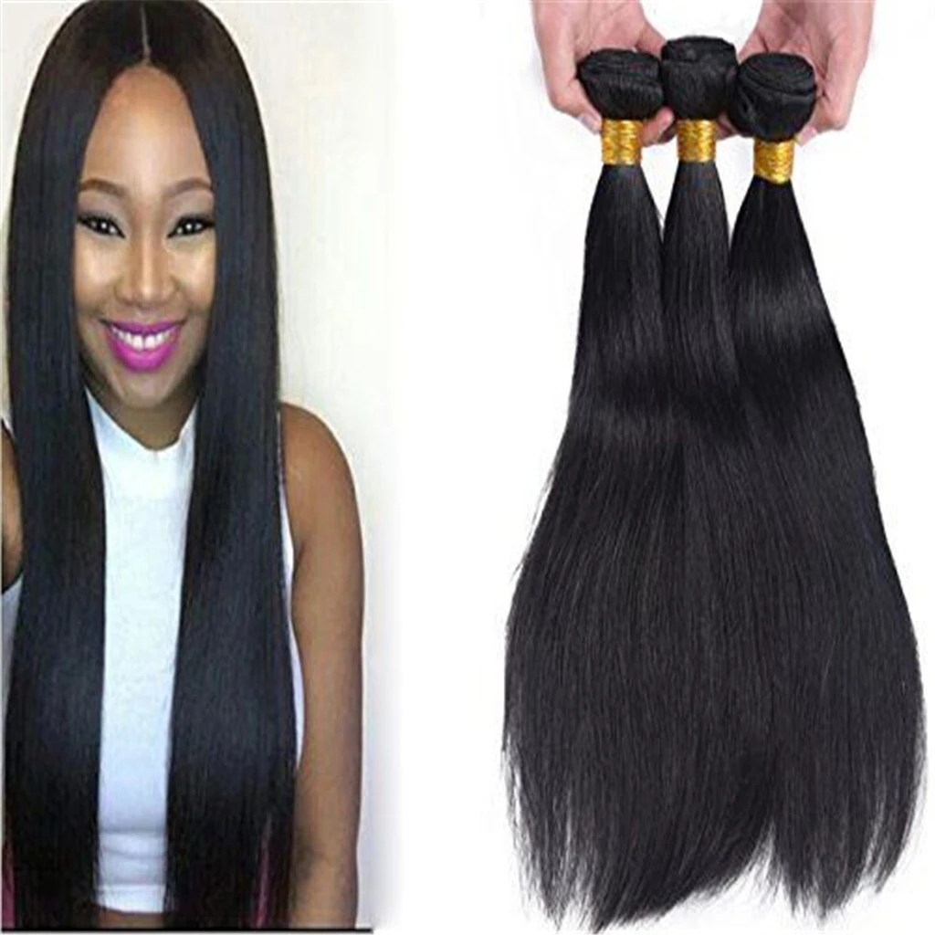 3pcs 10’’ Body Wave Bundles Virgin Hair Extension Bundle Peruvian Human Hair Straight Hairpieces