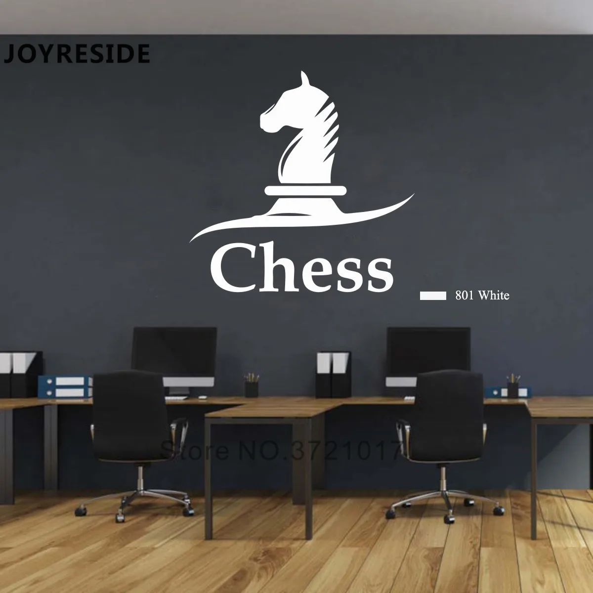 Us 5 92 25 Off Joyreside Chess Pieces Wall Decals Vinyl Sticker Home Interior Design Bedroom Decor Chess Club Decoration Playroom Mural A1603 In