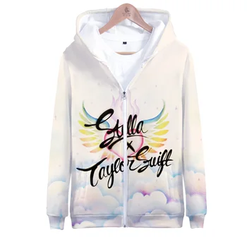 

Women/Men Zipper Hoodies Sweatshirts Clothing Super Popularity Taylor 3D Print Swiftie Fans Tops Hooded Fleece Thickening Coat