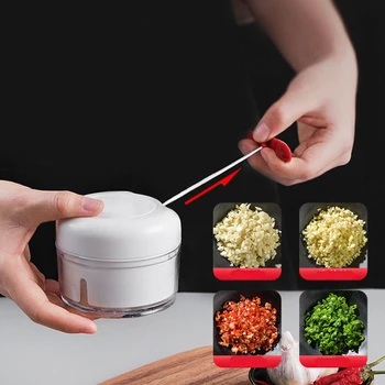

Mini Multifunctional Vegetable Cutter Slicer Chopper Garlic Crusher Ginger Garlic Press Food Meat Grinder Kitchen Gadget
