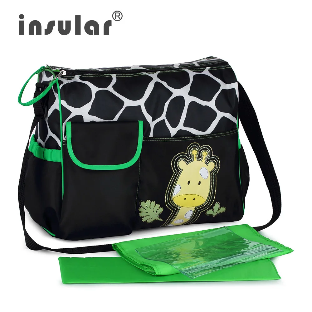 

Animal Baby Diaper Bag Zebra Or Giraffe Babyboom Multifunctional Fashion Infanticipate Mummy Bag New Style 45