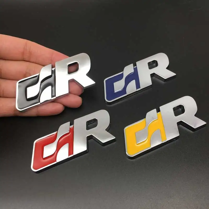Автомобильный Стайлинг 3D металлический R логотип Автомобильная наклейка эмблема значок задняя наклейка на багажник для Volkswagen Golf Passat Tiguan CC Sagitar Touareg SR GR