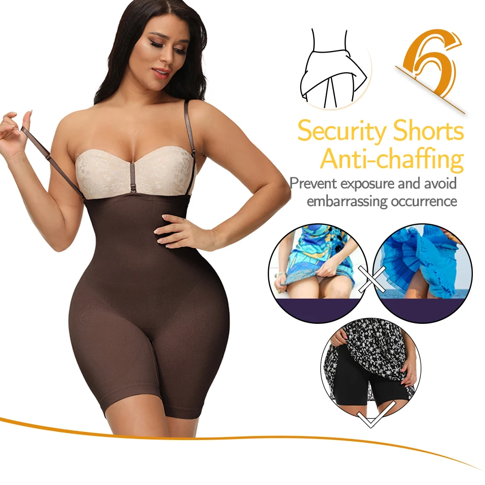 low back shapewear Women Shapewear Bodysuits Firm Tummy Control Full Body Shaper Slimming Bodysuit Corrective Underwear Waist Trainer Thigh Slimmer tummy control shapewear