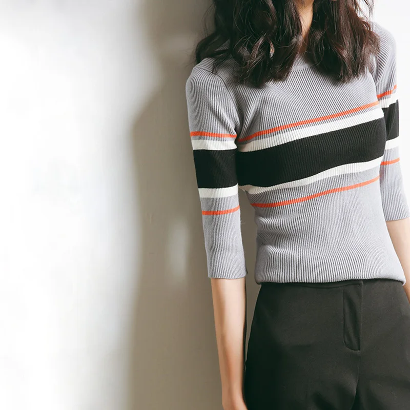 half sleeve knit top