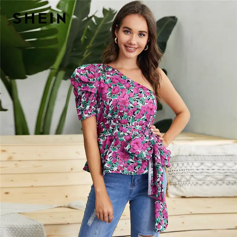 Shein Blusas Floreadas Outlet Sale, UP TO 63% OFF | www.dolores-cortes.com