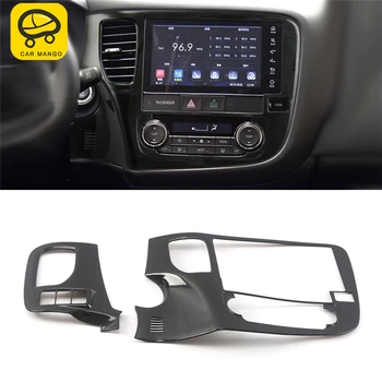 

CAR MANGO for Mitsubishi Outlander 2017 Car Styling Navigation GPS Screen Monitor Panel Cover Frame Sticker Interior Accessories