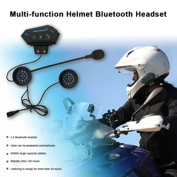 

Bluetooth 4.1 Moto Helmet Helmet Intercom Headset Wireless Handsfree Stereo Earphone Motorcycle Helmet Headphones MP3 Speaker