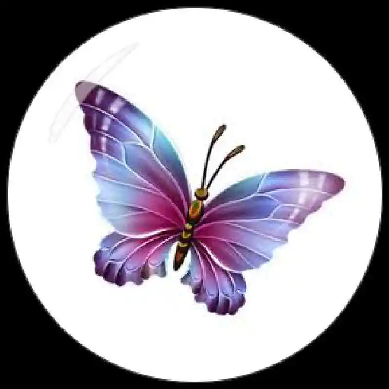 Красивые Животные бабочки художественные узоры 12 мм/16 мм/18 мм/20 мм/25 мм круглый стеклянный кабошон Demo Flatback делая Результаты 10 шт./партия - Цвет: BU18
