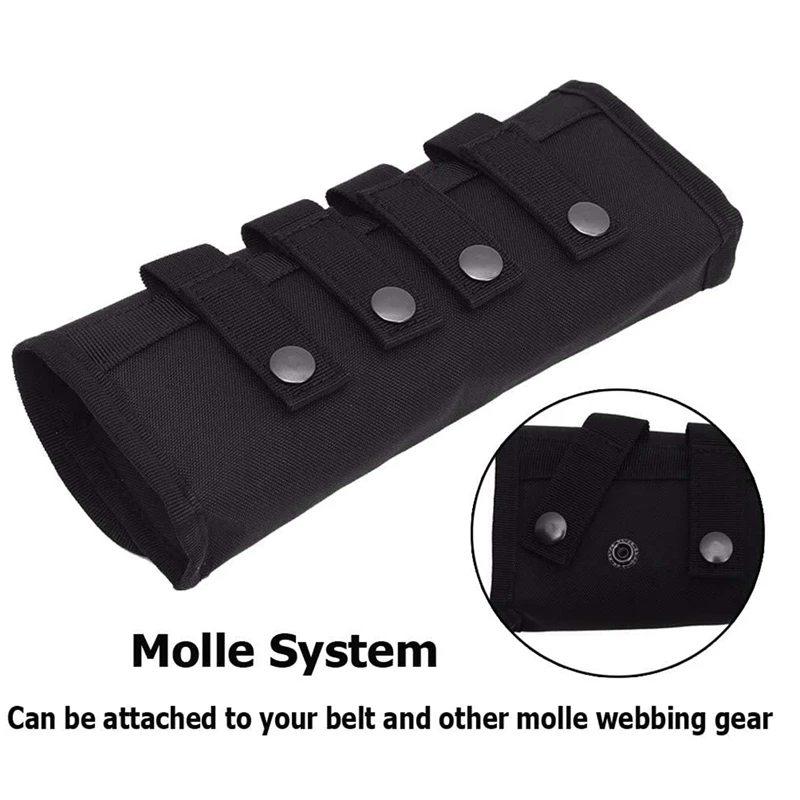 Tactical 18 Rounds Bullet Bag Molle Ammo Shell Pouch 12 Gauge Waist Bag Gun Cartridge Holder Bag  Hunting Accessories