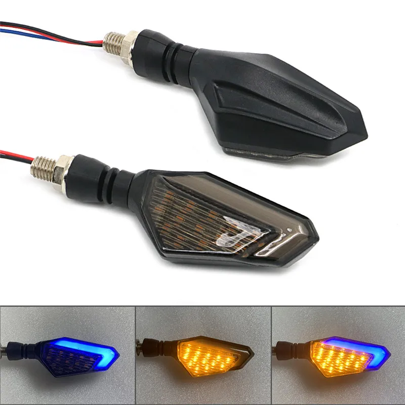 2 шт. Светодиодные поворотники света мотоцикла для suzuki hayabusa honda yamaha r3 R25 kawasaki zzr 400 bmw