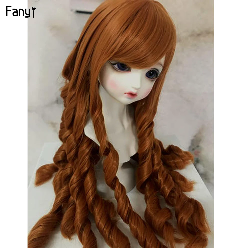 Волосы для куклы кишки завиток парик и игрушка BJD diy кукольный аксессуары |