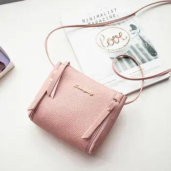 

PinShang Women Fashion Casual Solid Color Single Shoulder Satchel with Zipper