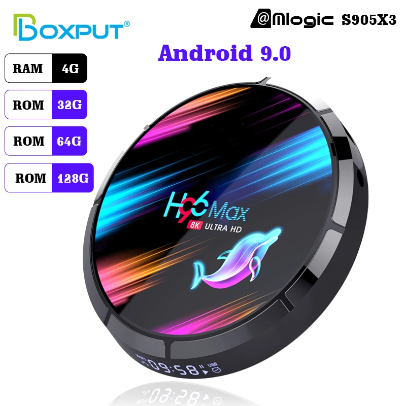 Самая последняя модель андроида ТВ коробка H96 MAX X3 Amlogic S905X3 Android 9,0 4G 128 Гб 8K MediaPlayer BT4.0 G21Pro воздуха Мышь дистанционного Set top TV Box ТВ коробка|ТВ-приставки и медиаплееры| | АлиЭкспресс
