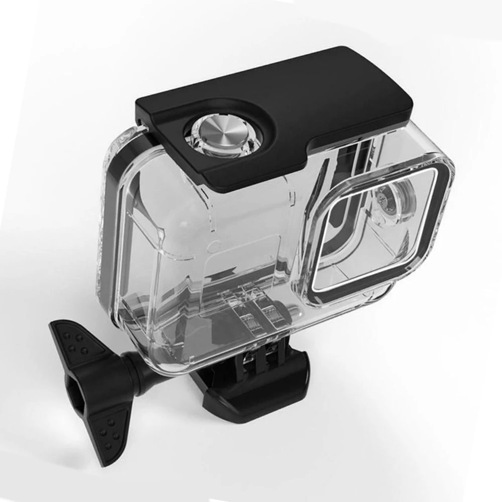 60 м подводный водонепроницаемый чехол для GoPro Hero 8 Защитный чехол Корпус черный объектив камеры 60 м Дайвинг аксессуары для плавания