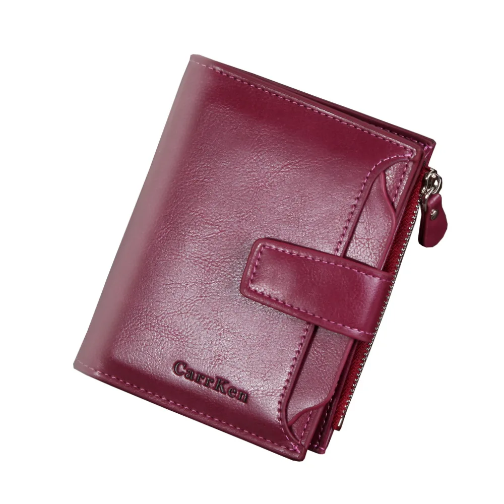 New Young Men's Wallet Card Bag for Men's Short Multi-function Wallet - Цвет: 13842rose red