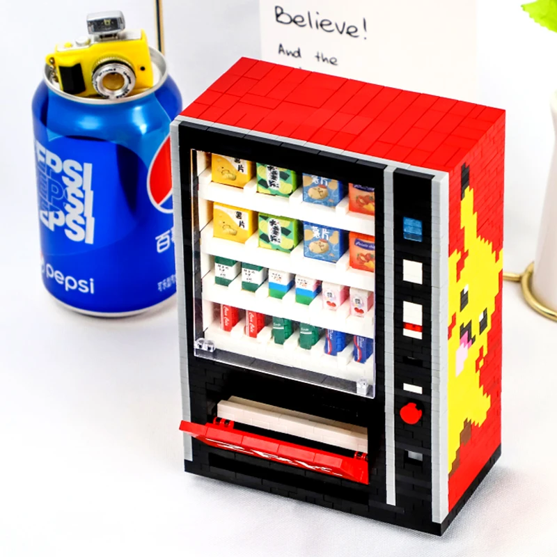 

ZRK Diamond Particle bricks Assembled mini DIY Building Block Toy Creative DIY Gift 7823 Vending Machine toys birthday for boys