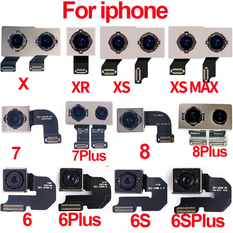 Модуль для задней камеры iPhone X XR XS Max основная лента с гибким кабелем модуль 6S Plus 6 7