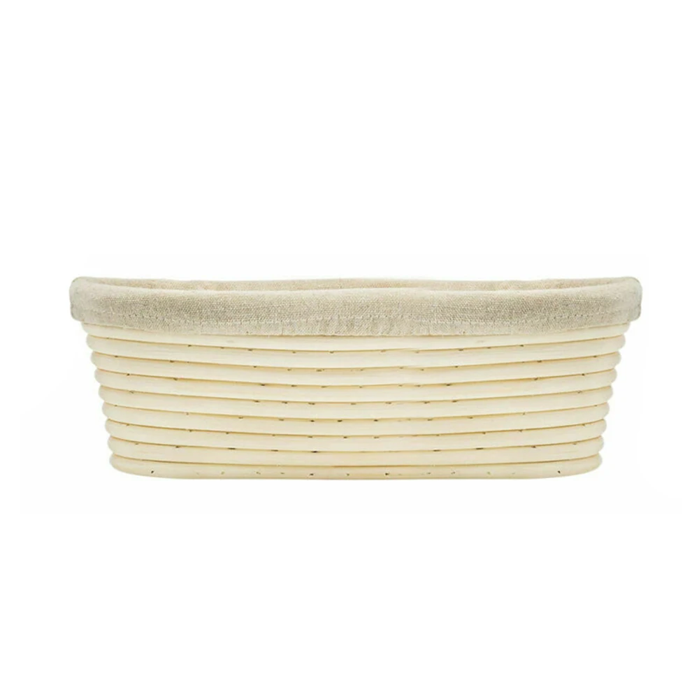 BS1517 Bread Proofing Basket Banneton Brotform Dough rattan bread basket round oval set Bread bowl - Цвет: BS1517