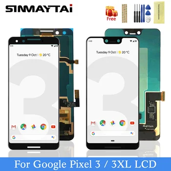 

Original For 6.3" Google Pixel 3 XL LCD Display And For 5.5'' Google Pixel 3 LCD Display Screen + Touch Screen Panel Digitizer