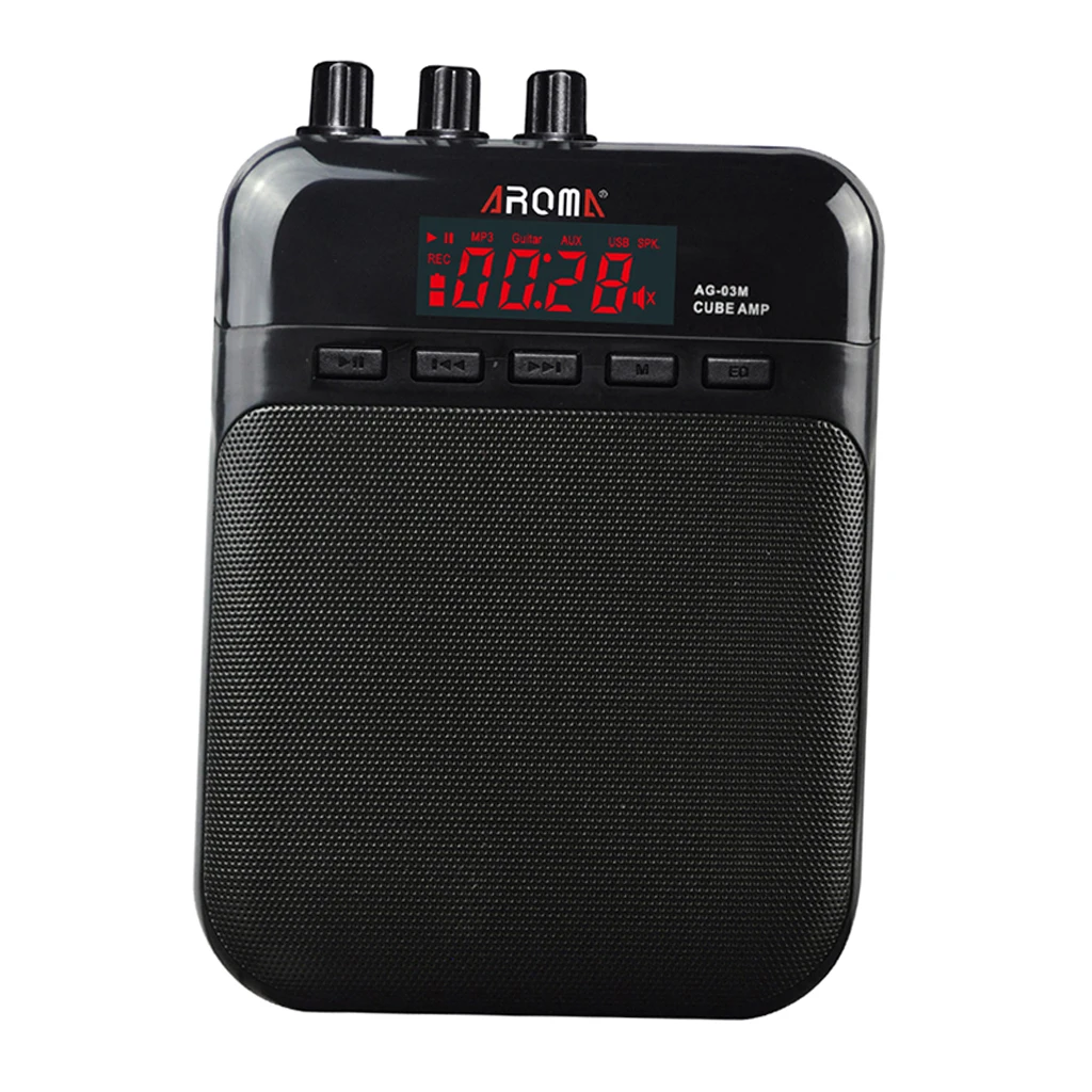 

Multifunction Guitar Amplifier Practice Amp with USB Cable for Guitar Lovers