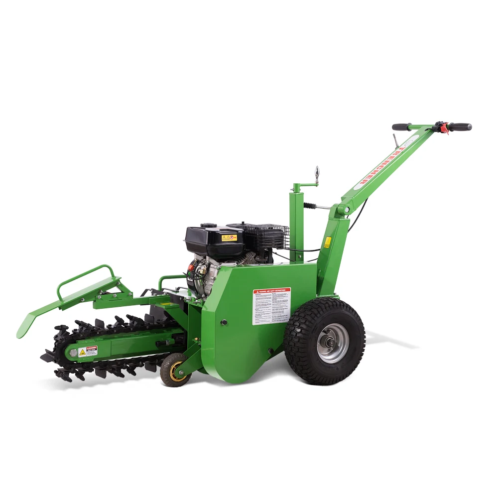 

Rheinland CE/MD/EMC Approved Mini Garden Farm Use 7Hp Gasoline Powered Irrigation Channel Trencher With CE