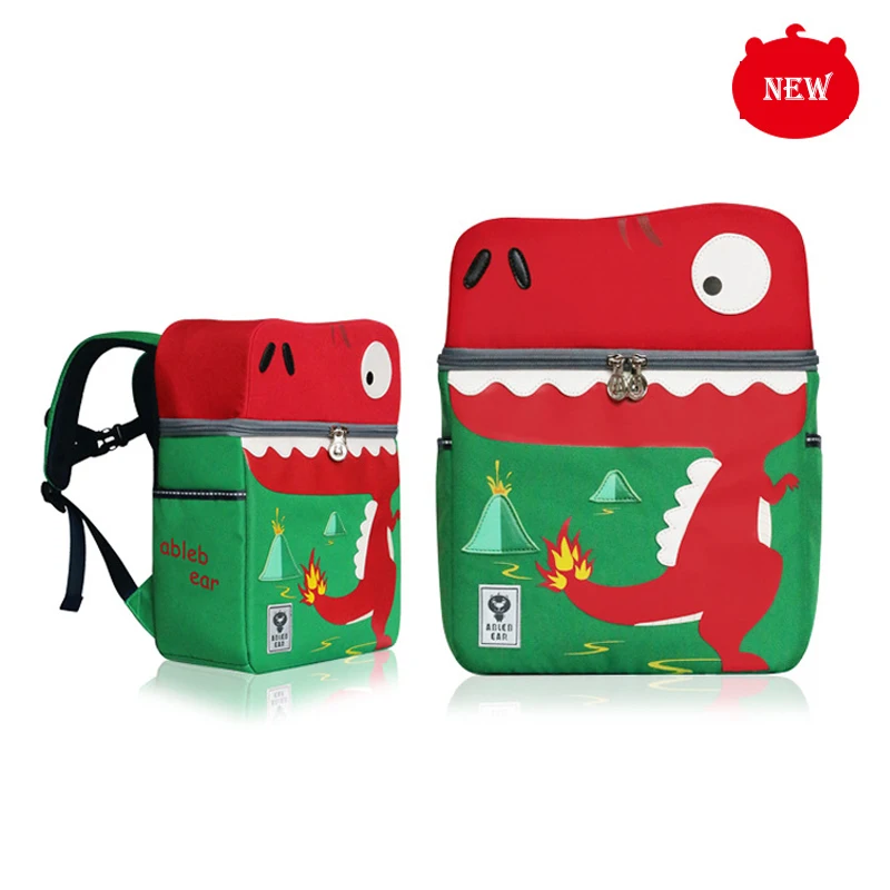 Детский рюкзак с изображением единорога; милый рюкзак с 3D рисунком динозавра; Ортопедическая школьная сумка для детского сада; детская сумка для мальчиков и девочек; Mochila - Цвет: 2-Big-Dinosaur