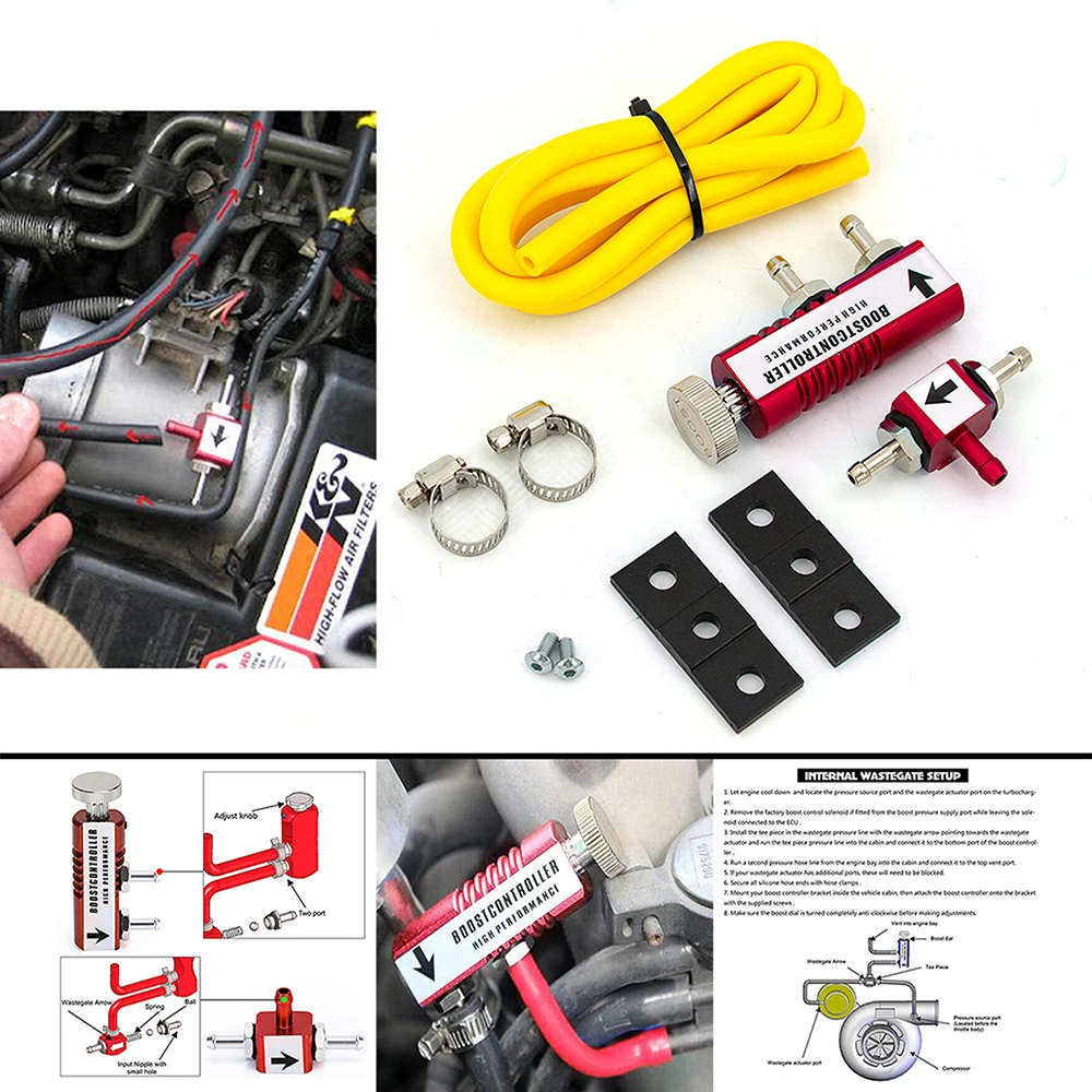 Universale 4 Colori Alluminio Regolabile Corsa Boost Controller 30 Psi Manuale Boost Bypass Controller Bc-03 Accessori Auto