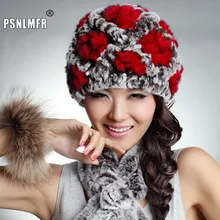 Брендовая женская шапка Горячая Распродажа из натурального меха кролика рекс шапка из натурального меха шапка для женщин головной убор различная шапка женская зимняя