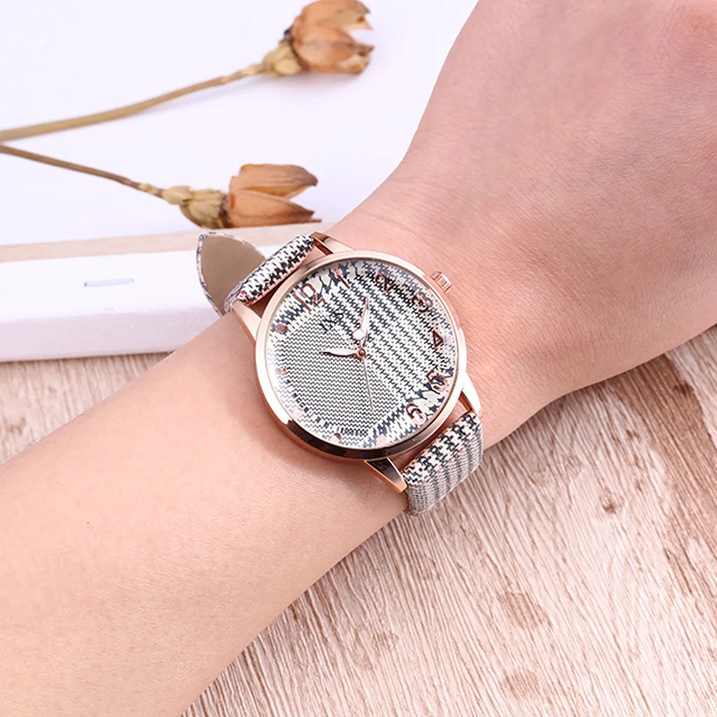 

Cassic Style Women Watches Roman Numerals Dial Ladies Quartz Wristwatch Leather Strap Simple Clock Gift Relojes Para Mujer@50