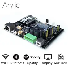 Up2stream WiFi Bluetooth 5.0 HiFi Stereo Class D digital multiroom audio amplifier board with Spotify Airplay Equalizer Free App