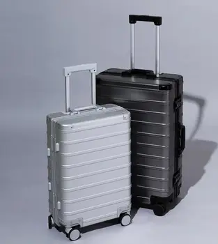 

All aluminum magnesium alloy trolley case universal wheel case male and female password boarding Case Travel Case