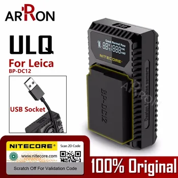 

100% Original Nitecore ULQ Digital USB Travel Charger For Leica BP-DC12 Battery Q (Typ 116) V-Lux (Type 114) V-Lux 4