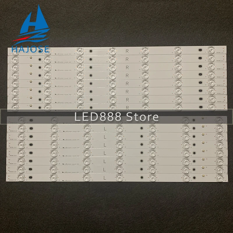 LED Backlight strip 7 lamp for L5EDDYY00849 TX-55DX603E 55DX635E 55DXU601E 550TV01 V4+ 550TV02 V4 /TB5509M V0+TB5509M V1 led back light