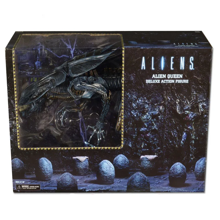 NECA специальная форма инопланетянин 2nd Wave 1979 прозрачный череп Солдат Синий специальная форма Мобильная фигурка Гараж Комплект