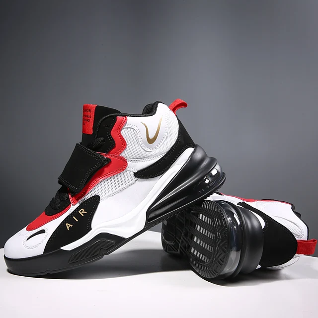 $US $23.28 Men Women Cushioning Basketball Shoes Max Size 45 Basketball Sneakers Anti-skid High-top Shoes Male