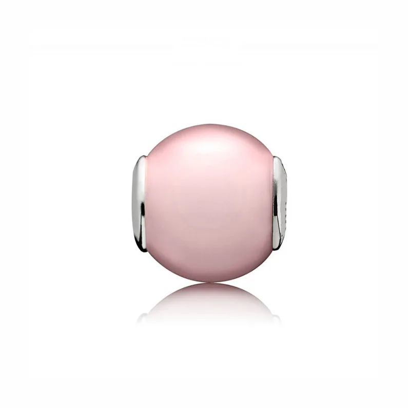 2 Розовое золото забота с кубическим цирконием Бусины Fit Pandora Essence коллекция браслет 925 пробы серебро Шарм ювелирные изделия - Цвет: 2
