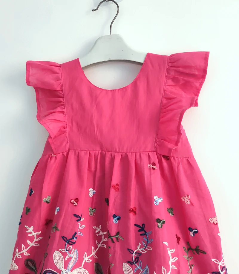 baby boy dress Girls Clothes Summer Princess Dresses vestidos kids dresses for girls Cotton embroidered Girls Dress children clothes girl 2-7Y newborn baby dresses