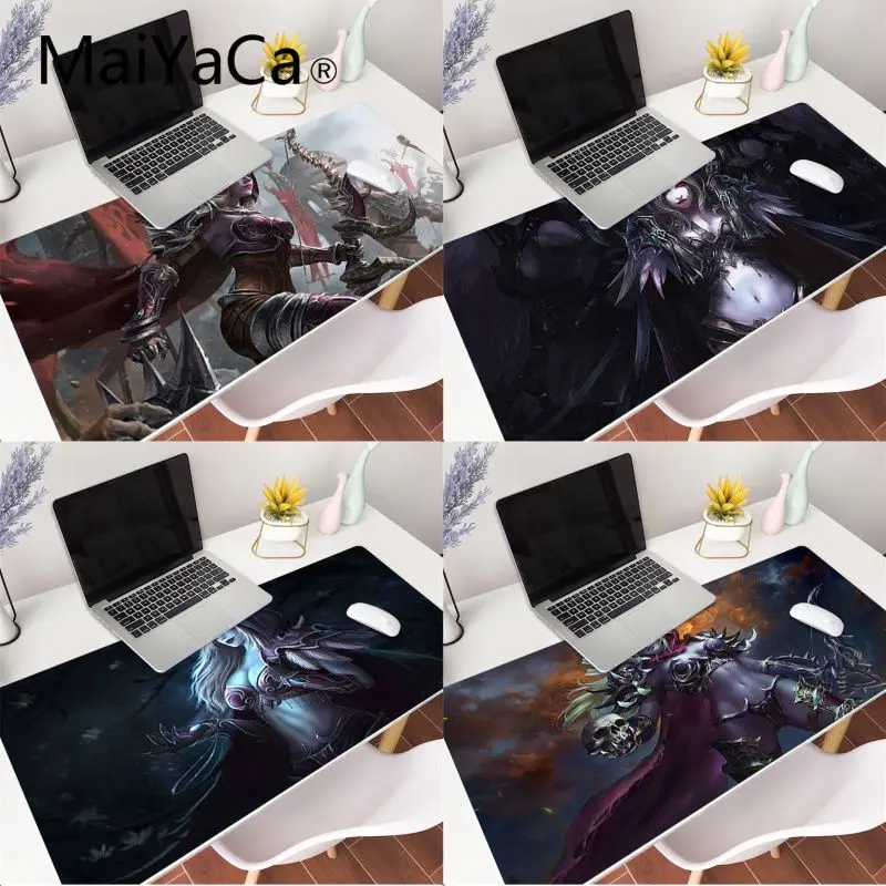 

MaiYaCa world of warcraft sylvanas windrunner Mouse Pad XL Mouse Pad Laptop Desk Mat pc gamer completo for lol/world of warcraft