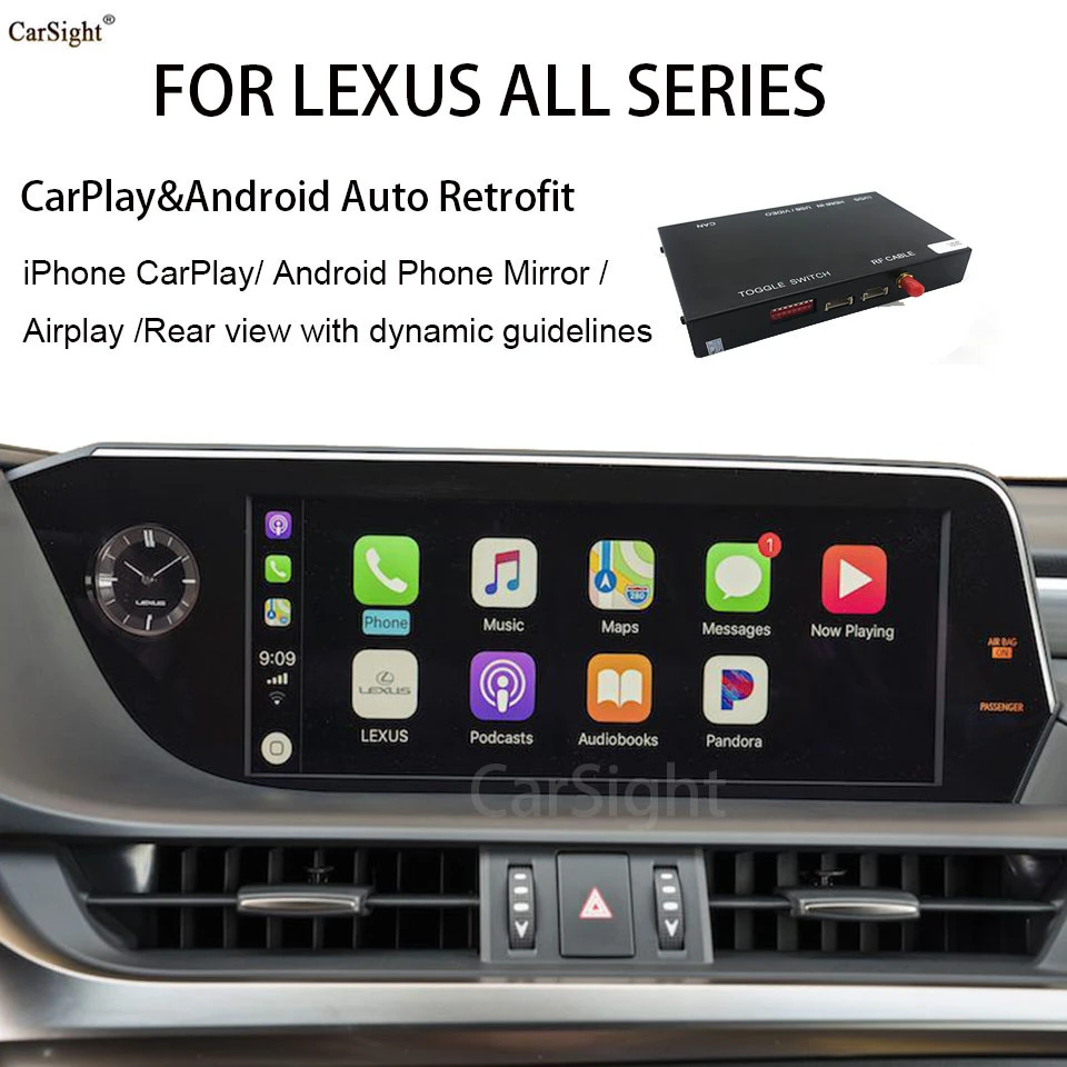 Knob Android Auto Apple Carplay Retrofit Kit For Lexus Rx 300 Nx Lc Ux Es Ls Ct Gs Lx Vehicles Tv Receiver For Car Aliexpress