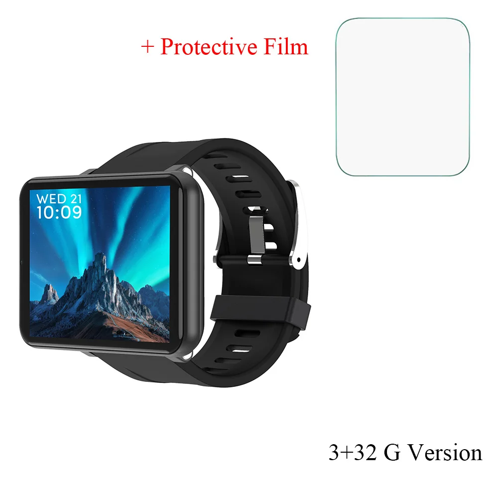 Black 3 32 G Torntisc LEMT 4G Смарт часы Android 7,1 2,8 дюймов 640*480 экран 3 ГБ+ 32 ГБ gps wifi 2700 мАч большая батарея умные часы для мужчин - Цвет: Black 3 32 G