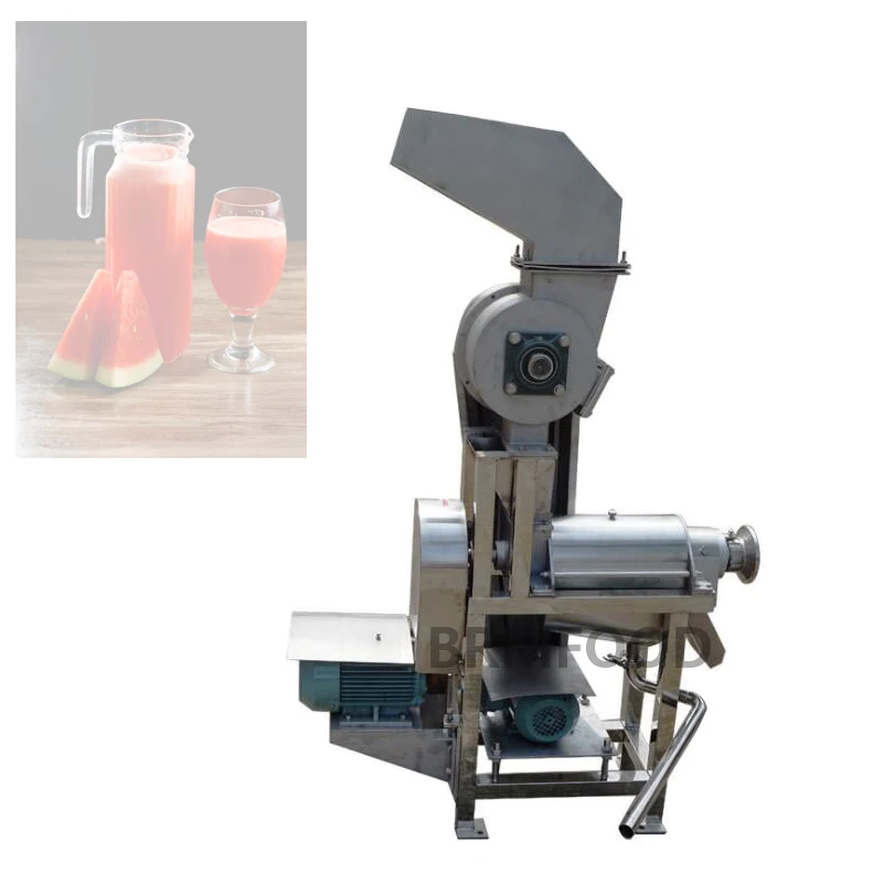 Commercial industrial screw Juicer Large diameter Caliber Mouth Cold