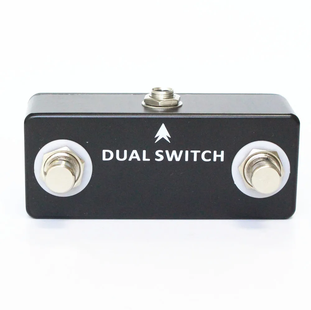 MOSKY DUAL SWITCH Guitar Pedal Dual Footswitch Foot Switch Effect Full Metal Shell Accessories Black |