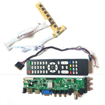 

Fit LP156WF4-SLB5/SLB6/SLB7/SLBA/SLC1 HDMI VGA USB DVB upgrade 3663 TV digital 1920*1080 40 pin LVDS screen LCD drive board Kit