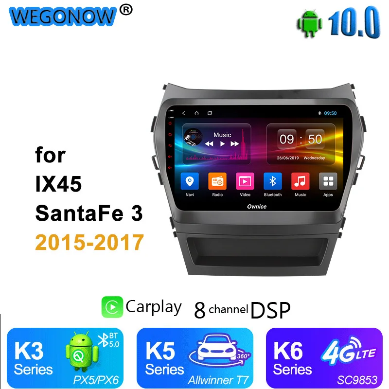 360 панорамный автомобильный DVD-плеер Ownice на Android 10 для carplay SPDIF 4G DSP радиоприемник