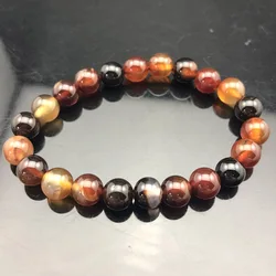 Chakra Balance Gemstone Bracelet - Natural Healing Beaded Jewelry (Agate)